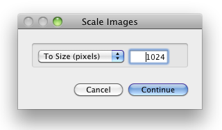 How to quickly resize pictures on Mac OS X
